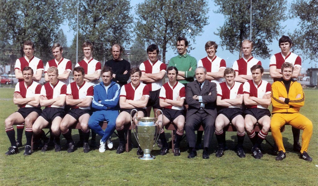 1969 - 1970 Feyenoord Elftalfoto