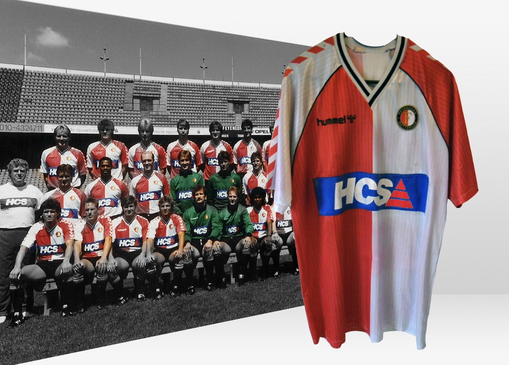 Feyenoord 1989 - 1990 Thuisshirt, HCS Patch